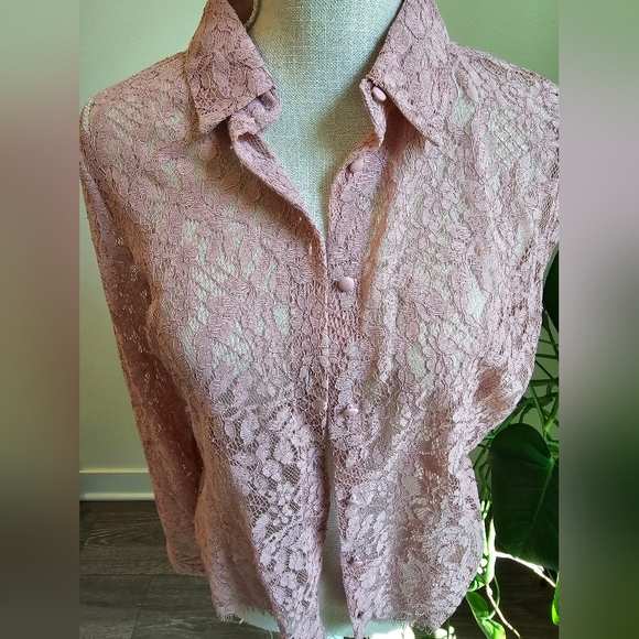 Zara lace blouse size L - Picture 12 of 13